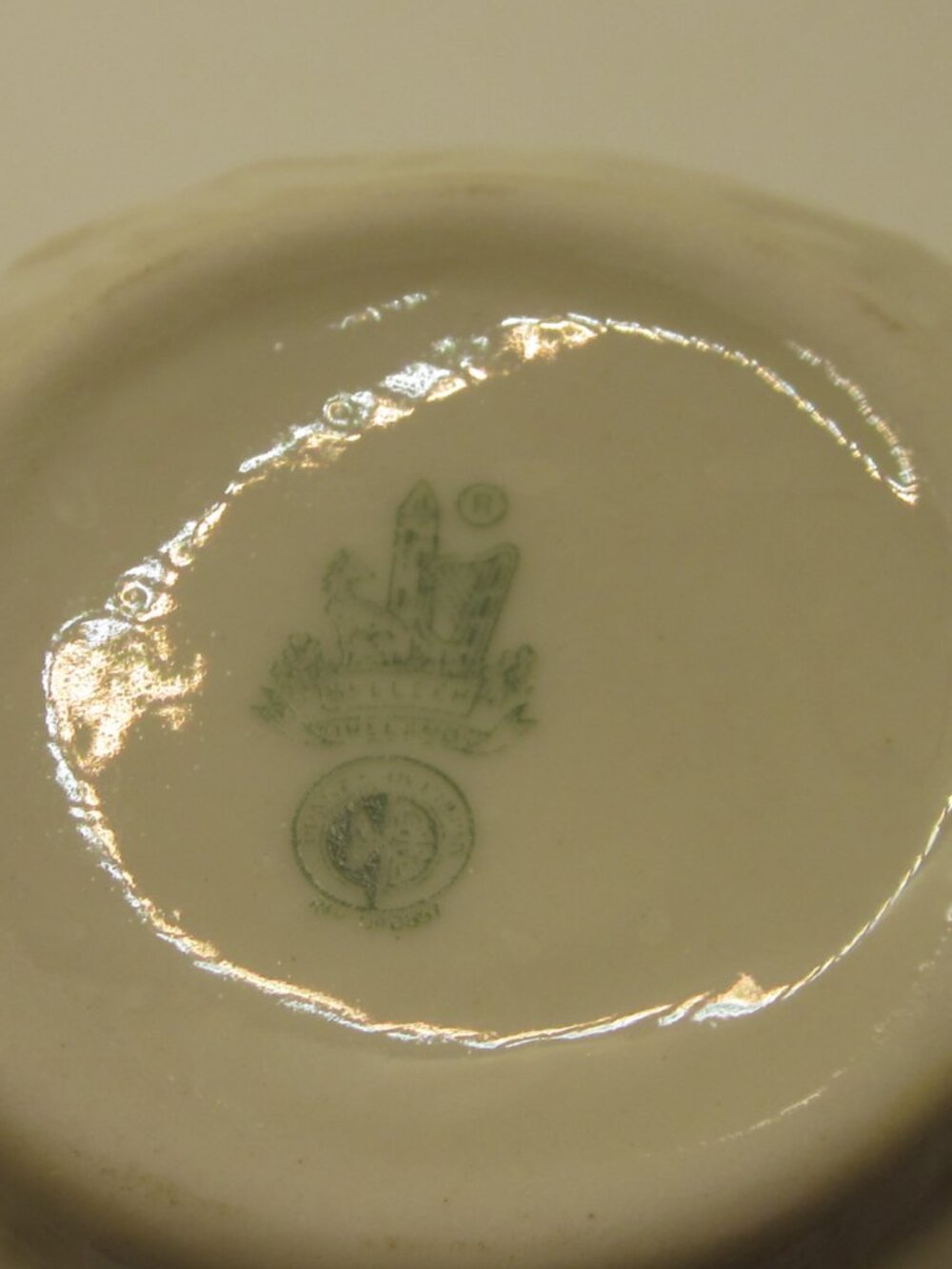Belleek Lotus Cream & Sugar Bone China - Picture 3 of 5